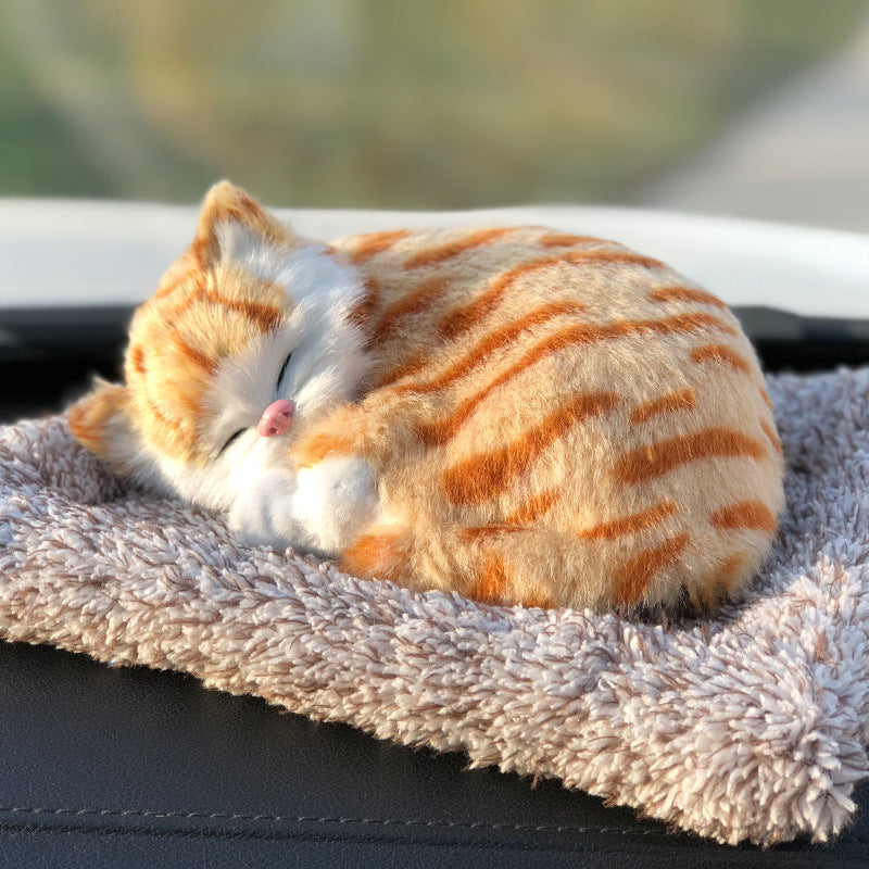 Simulated cat ornaments car decorations plush toys birthday gifts