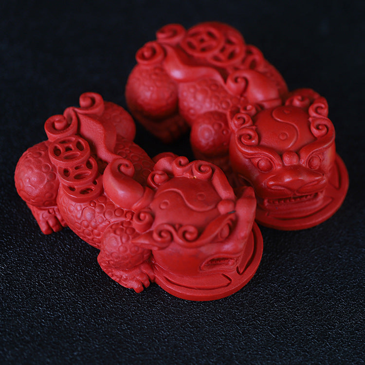 Vermilion Pixiu ornaments