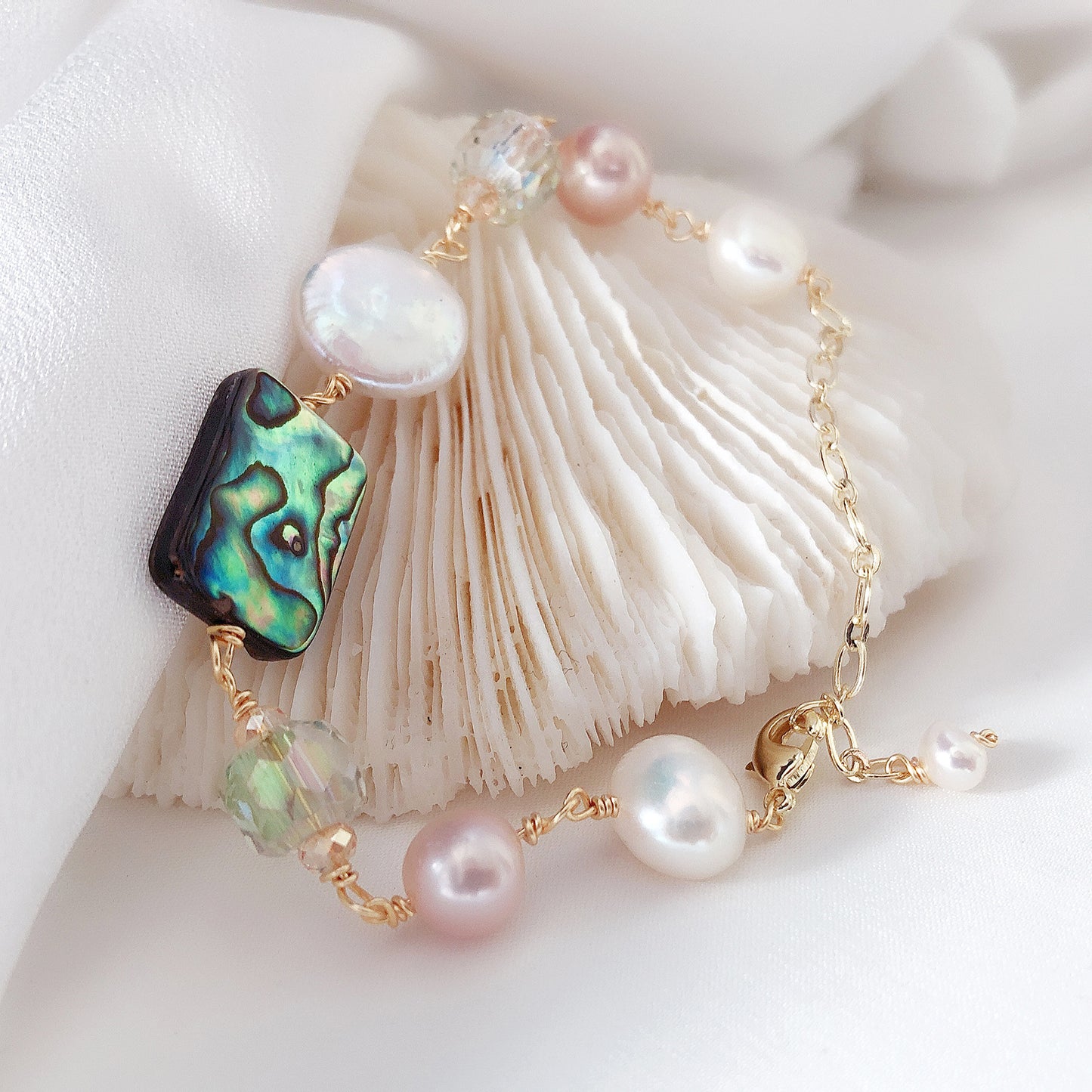 Pearl bracelet #10 Baroque