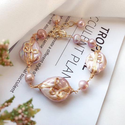 Pearl bracelet #6 Baroque